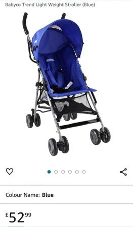 Image 3 of Babyco Pushchair/Buggy/Stroller - Blue - Only used once!