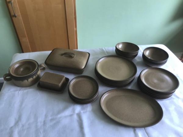 Image 1 of Denby Romany Dinner Service.  Plates and bowls.