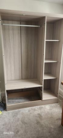 Image 3 of A single wardrobe and a matching chest of drawers £80 for bo