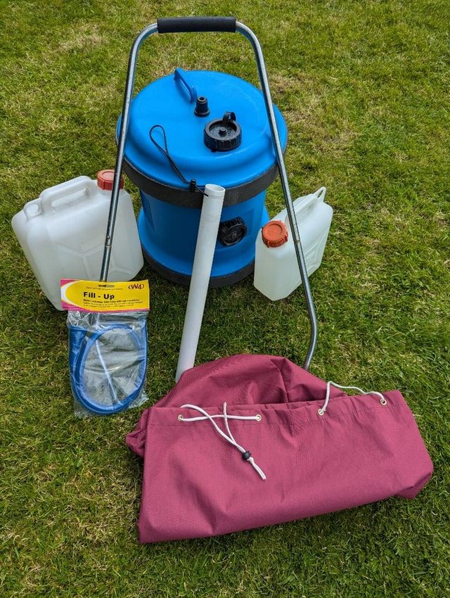 Preview of the first image of PRICE REDUCTION! - 'AQUAROLL' 40L WATER CARRIER BUNDLE.