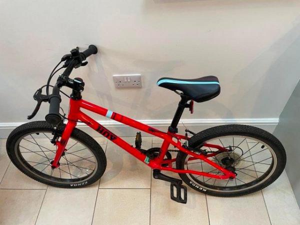 Image 1 of Lightweight geared red 20” kids bike in excellent condition