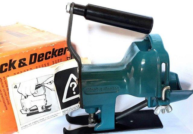 Preview of the first image of BLACK & DECKER  ATTACHMENT - Drill to JIGSAW.