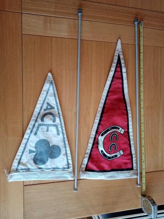 Image 2 of Early caravan club flag with Ace flag.