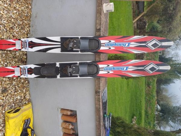 Image 1 of Pair of water skis in good condition