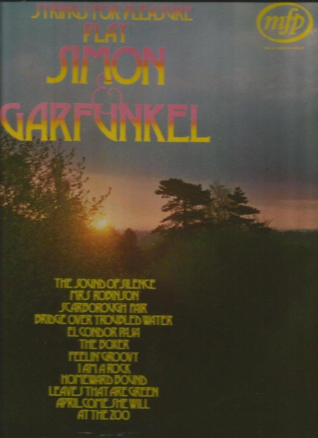 Preview of the first image of LP Strings for pleasure play Simon & Garfunkel. MFP1403.