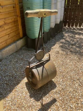 Image 2 of Antique Iron Garden Roller