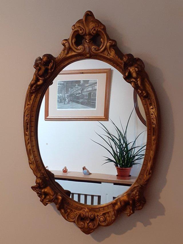 Preview of the first image of Wall mirror antique period style.
