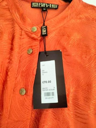 Image 1 of Biba loose fit orange dress brand new