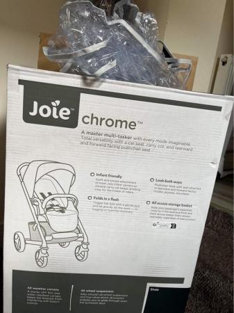 Image 3 of Joie Chrome Stroller - Suitable from birth to toddler