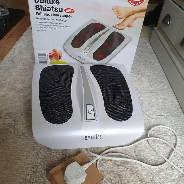 Preview of the first image of Homedics Deluxe Shiatsu Foot massager with heat.