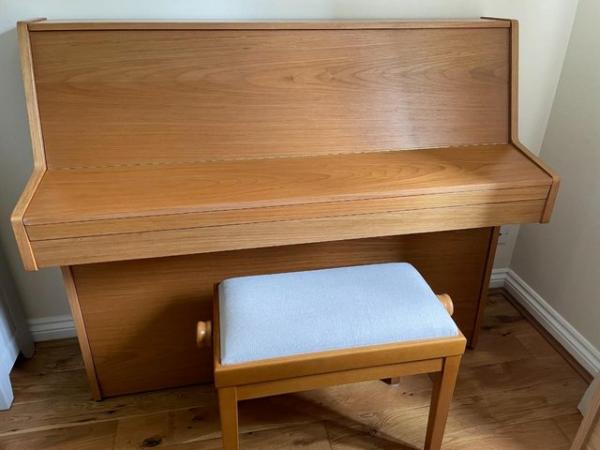 Image 3 of Kemble Oak Piano and Stool