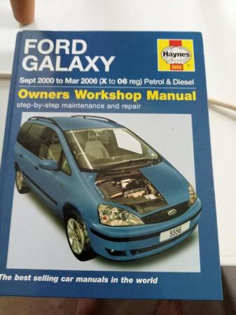 Image 2 of Ford galaxy work shop manual Haynes