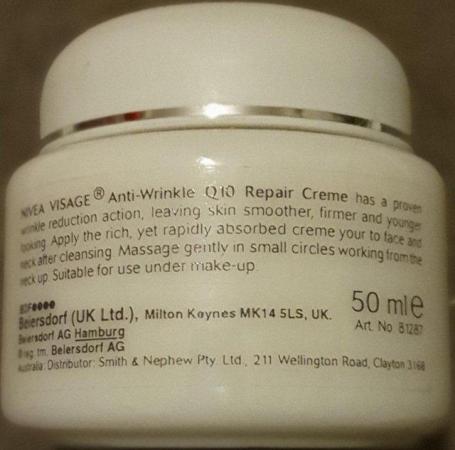 Image 1 of Nivea Visage Anti-wrinkle Q10 Repair Creme