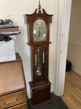 Image 1 of Stunning Tempus Fugit Grandfather Clock