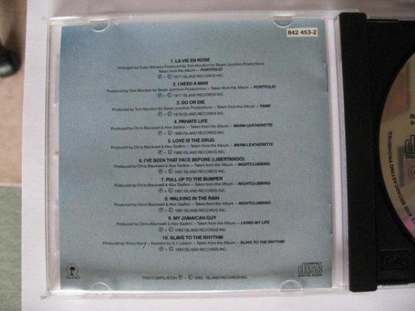 Image 3 of Grace Jones– Island Life - CD – Island Records 842 453-2 I