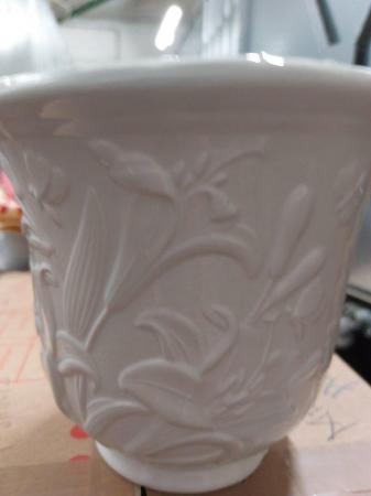 Image 2 of Pot - white Portmeirion pottery decorated ceramic