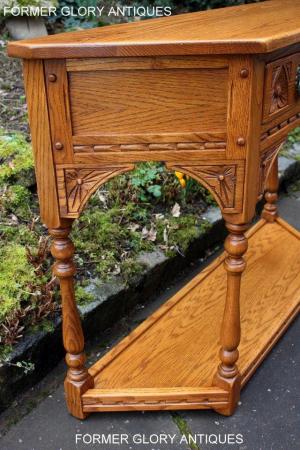 Image 18 of AN OLD CHARM VINTAGE CANTED HALL LAMP PHONE TABLE STAND