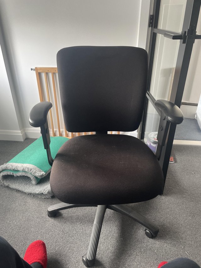Preview of the first image of Black Office Chair for sale.