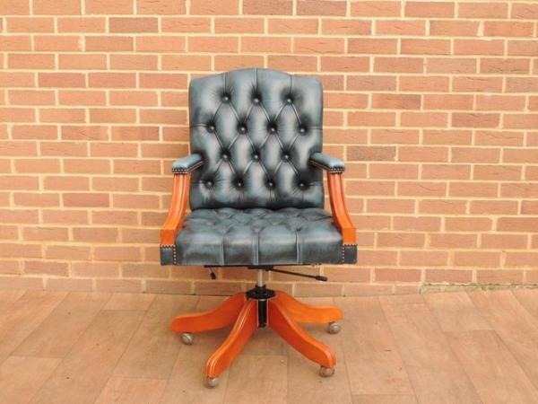 Image 2 of Gainsborough Chesterfield Chair with Yew Frame (UK Delivery)