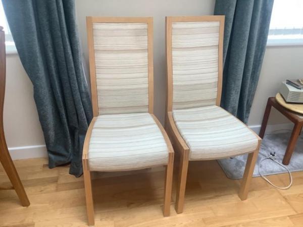Image 1 of 2 ERCOL LATITUDE DINING CHAIRS EXCELLENT CONDITION.