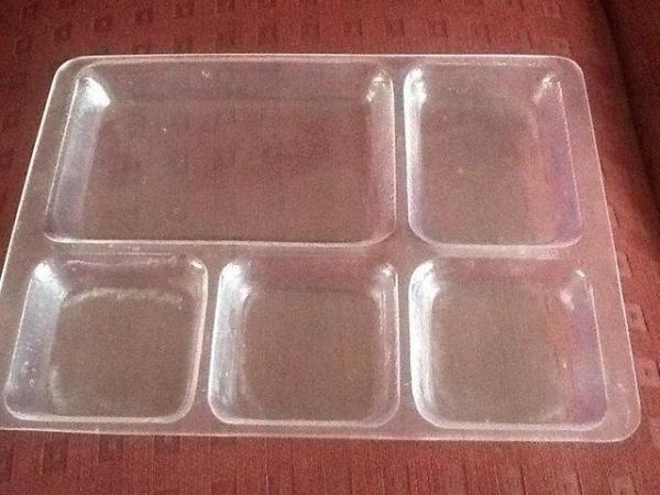 Image 1 of COMPARTMENT FOOD TRAY - ACRYLIC