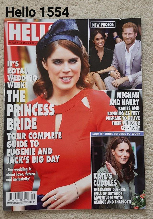 Preview of the first image of Hello Magazine 1554 -Wedding Week Eugenie The Princess Bride.