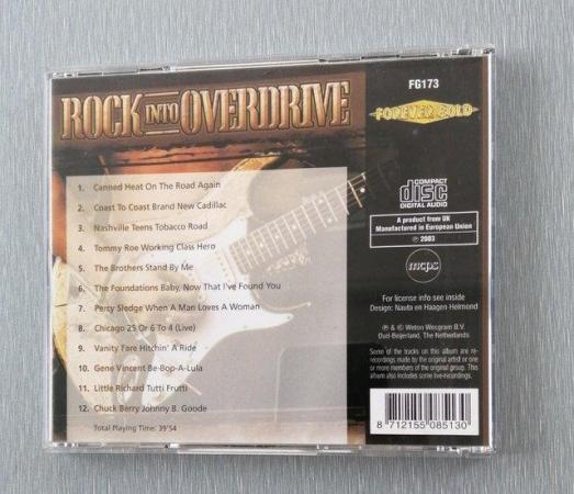 Image 3 of 'Rock into Overdrive'.  Single Disc. 12 Tracks.