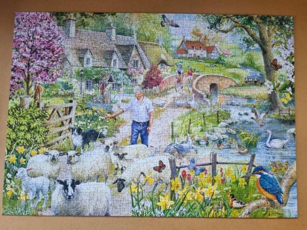 Image 1 of 1000 piece jigsaw called SHEPHARDS LANE by The House of Puzz