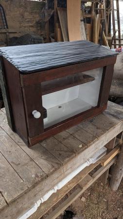 Image 4 of Solid Hand made Egg Honesty Box with lockable cash box.