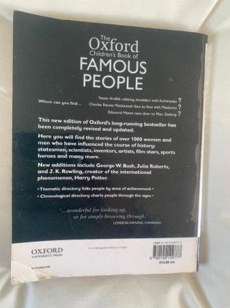 Image 2 of THE OXFORD BOOK OF FAMOUS PEOPLE
