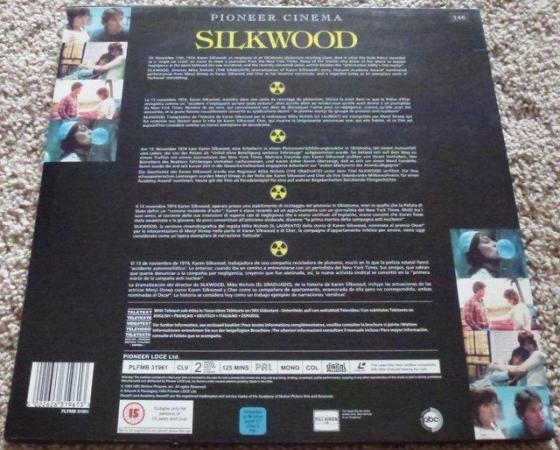 Image 3 of Silkwood, Laserdisc (1983), released 1994