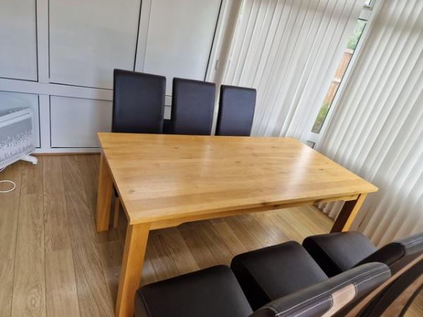 Image 2 of Dining room table and  6 chairs