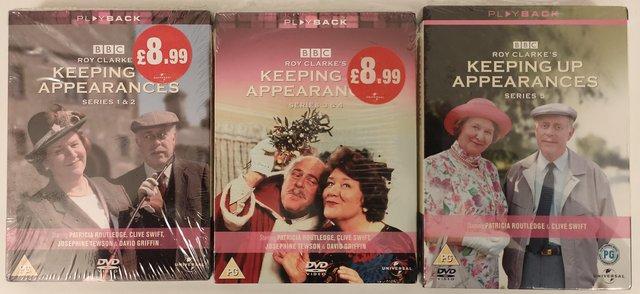 Preview of the first image of Keeping Up Appearances DVD boxset complete.