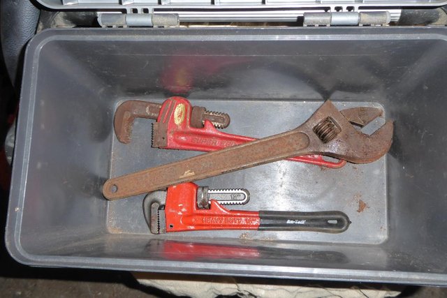 Image 3 of Toolbox and engineers spanners