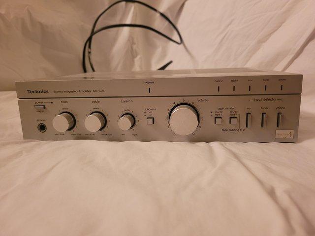 Preview of the first image of Technics stereo integrated amplifier.