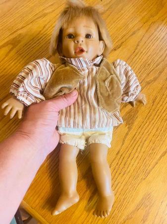 Image 1 of Vintageexpression boy doll for sale