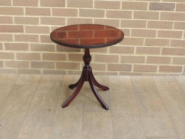 Image 2 of Foldable Mahogany Side Table (UK Delivery)