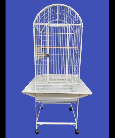 Image 5 of Parrot-Supplies Alabama Dome Top Parrot Cage White