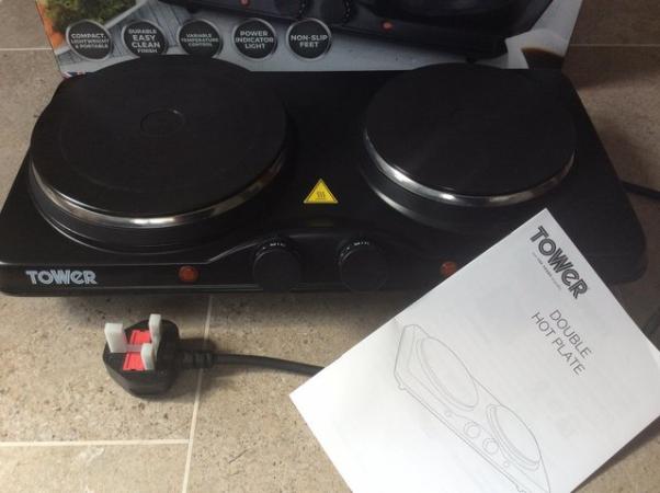 Image 2 of TOWER Double Hot Plate Electric 2500W