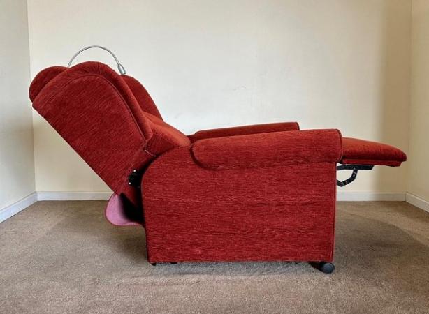 Image 15 of LUXURY ELECTRIC RISER RECLINER RED CHAIR MASSAGE CAN DELIVER