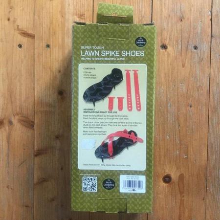 Image 3 of Unused, original box, Super Tough Lawn Spike Shoes.