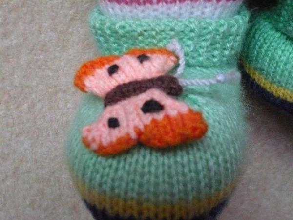 Image 3 of Soft toy - knitted clown, excellent condition