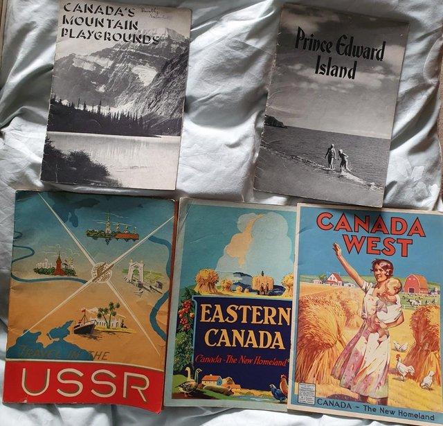 Preview of the first image of Old travel brochures - Russia and Canada.