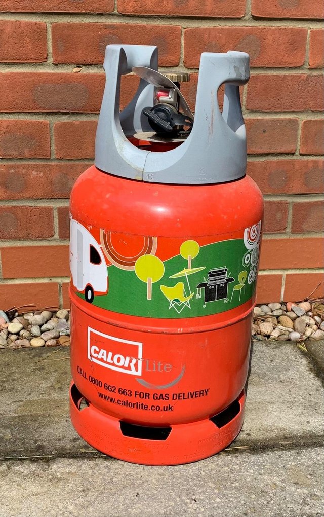 Preview of the first image of Calor lite lightweight 6kg propane gas bottle.