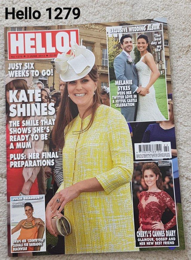 Preview of the first image of Hello Magazine 1279 - Kate, Just 6 weeks to go.