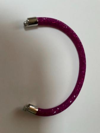 Image 2 of Swarovski Fuchsia Stardust Bracelet