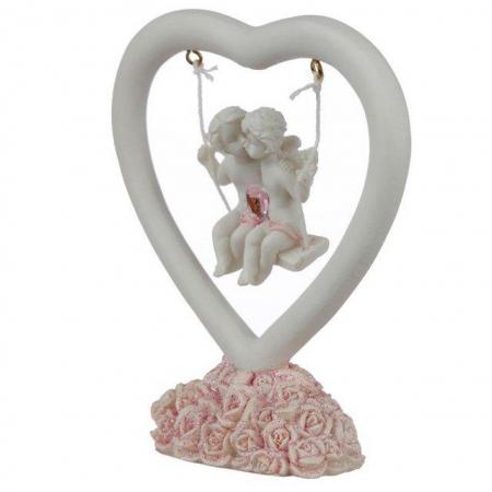 Image 2 of Collectable Peace of Heaven Cherub - Whispers of the Heart.