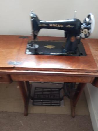 Image 2 of Electric singer treadle sewing machine