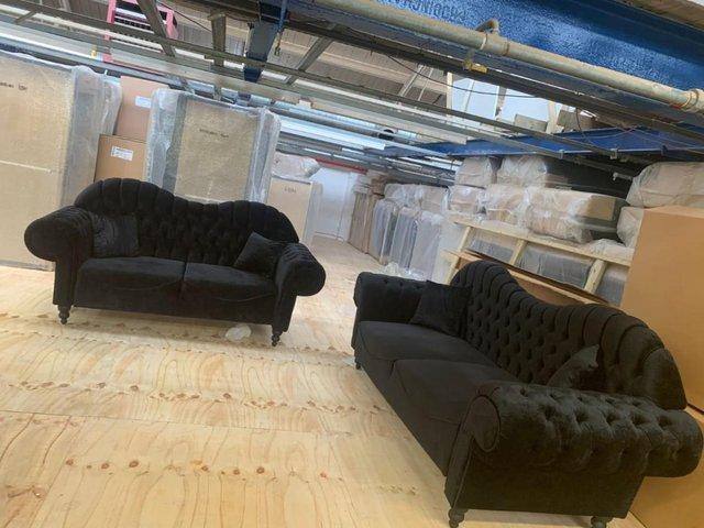 Preview of the first image of HIGH COMFY-- CHESTER 3+2 SOFA SETS SALE.