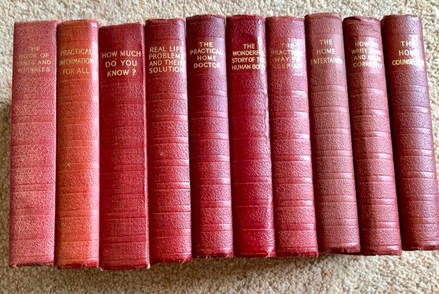 Image 1 of Collector’s set of ten old hard-backed books